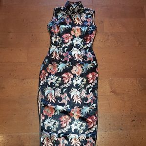 Vintage Cheongsam Chinese Traditional Long Dress